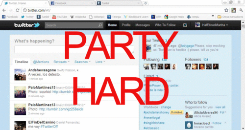 party hard!